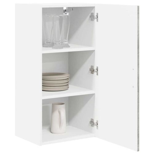 Стенен шкаф PORTO Циментено сиво 40 x 31 x 80 см