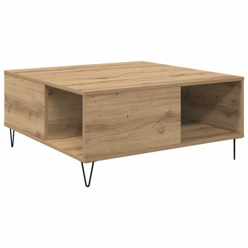 Масичка за кафе Дъб 80 x 80 x 36,5 см Инженерна дървесина
