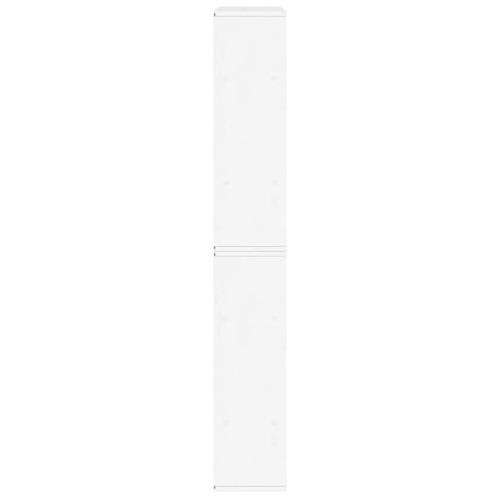 Странични шкафове 5 бр. ODDA Бял 40x24x79 cm борово дърво масив