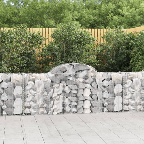 Габионни кошници арка 20 бр 200x30x80/100 см поцинковано желязо
