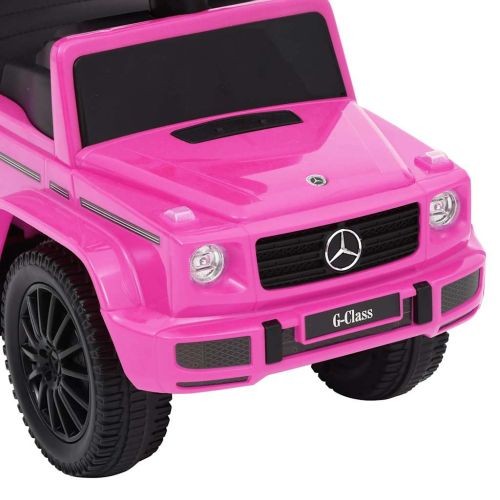 Количка за бутане и яздене G63 розова