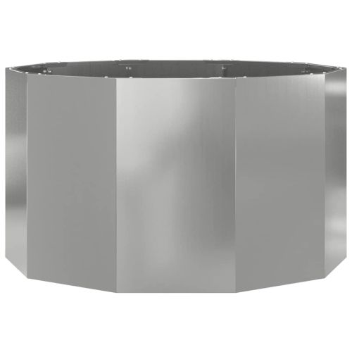 Кашпа Сребрист 90 x 90 x 50 cm Галванизирана стомана
