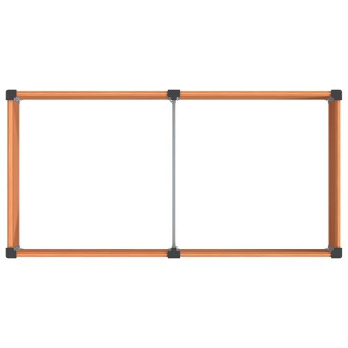 Градинска повдигната леха Кафяво 100 x 50 x 91 cm