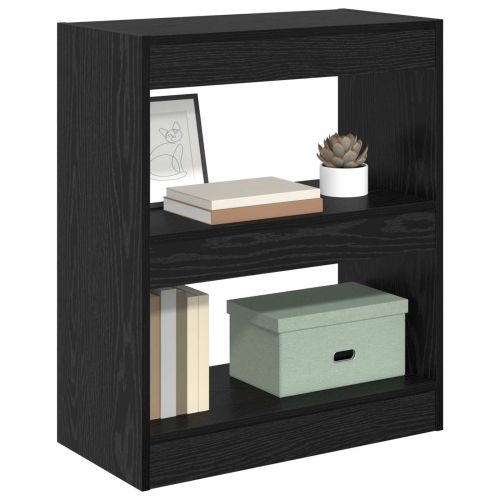 Шкаф за книги 2 нива 60 x 30 x 72 см Инженерна дървесина