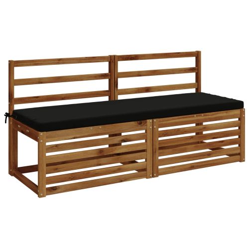 Възглавница за пейка SOEST 100% полиестер Черно 140 x 50 x 5 см