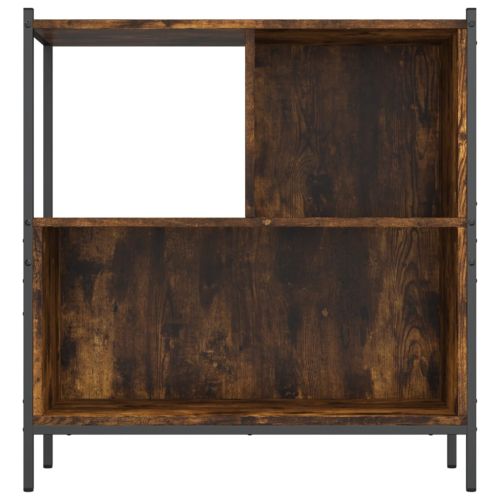 Библиотека, опушен дъб, 72x28x77,5 см, инженерно дърво