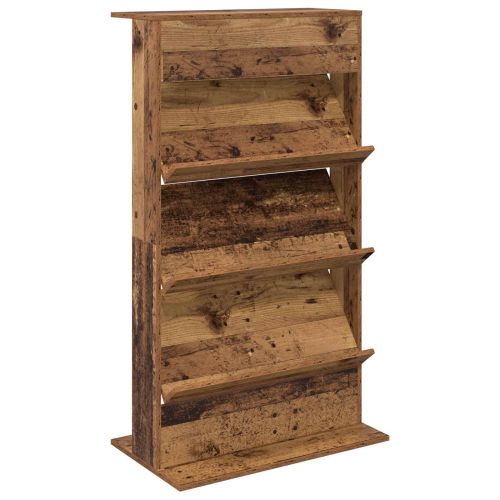 Етажерка за списания Старо дърво 70 x 41 x 126 см