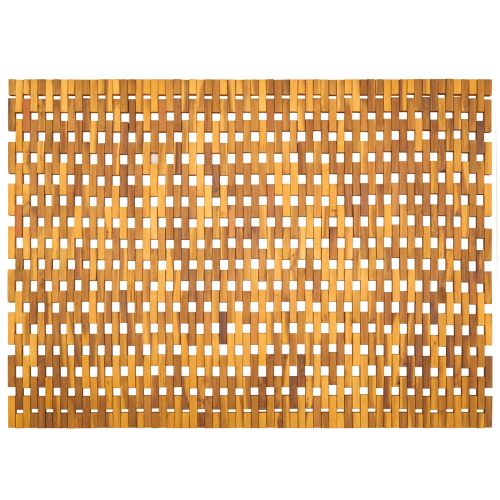 Постелки за баня Натурално 95 x 140 cm Солидно акациево дърво