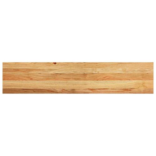 Стълбищни стъпала, 12 бр, светлокафяви, 120x30x2 см, дъб масив