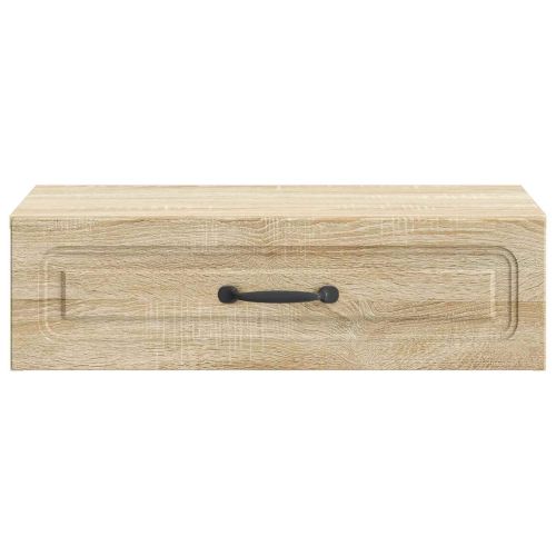Стенен страничен масичка Дъб сонома 59 x 34,5 x 17 см