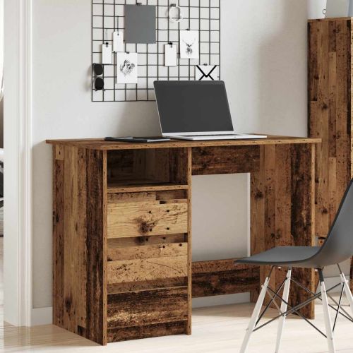 Бюрото Old Wood 102x50x75 cm Инженерна дървесина