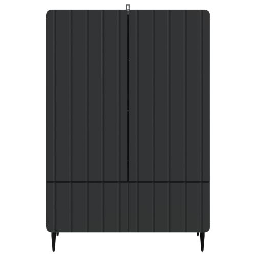 Служебен шкаф Черно 66 x 34,5 x 97 см Инженерна дървесина