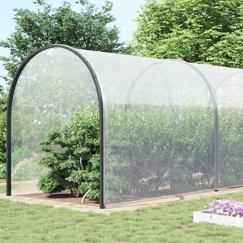Прозрачен брезент с капси 12x12 m Полиетилен