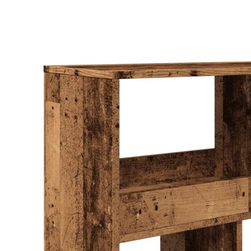 Разделител за стая старо дърво 100x33x187,5 см инженерно дърво