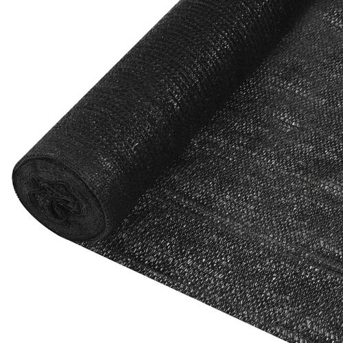 Засенчваща мрежа черна 2x25 м HDPE 150 г/м²