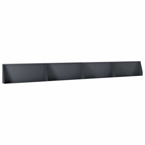 Задържащи стени 4 бр. 100 x 12 x 50 см Стомана Антрацит