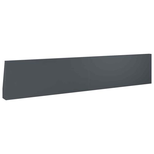 Задържащи стени 4 бр. 100 x 12 x 50 см Стомана Антрацит