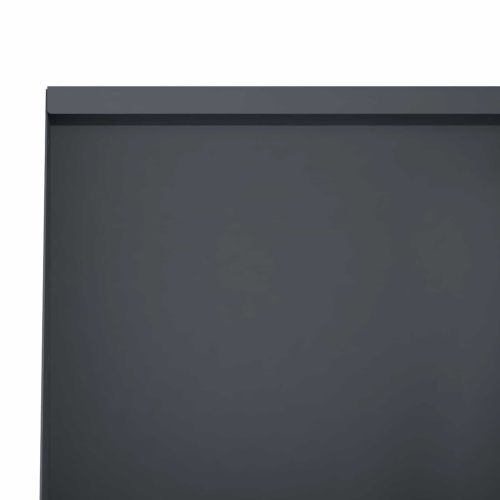 Задържащи стени 4 бр. 100 x 12 x 50 см Стомана Антрацит