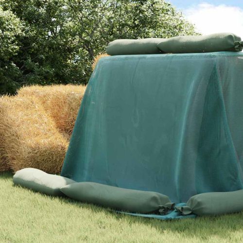 Покривало за силоз Зелено 12 x 5 м HDPE
