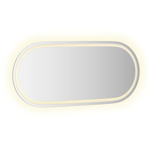 LED огледало за баня Прозрачен 100 x 45 cm закалено стъкло