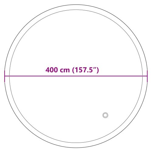 Зимна плувна възглавница Синьо Ø 310 x 180 см ПВЦ