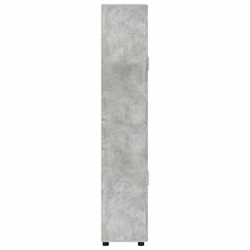 Висок шкаф FLORIN 60 x 35 x 182 см Циментено сиво