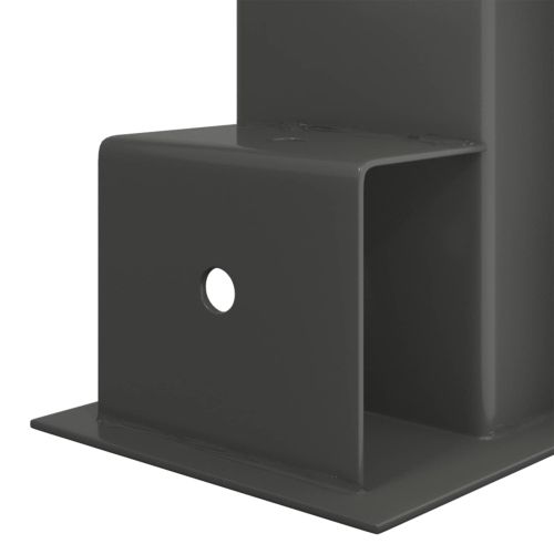 Помощник за подреждане на дърва 2 бр. Антрацит 34 x 10 x 15 см