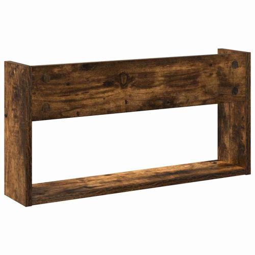 Етажерка за списания с рафт 2 бр. Димян дъб 60 x 12 x 30 см