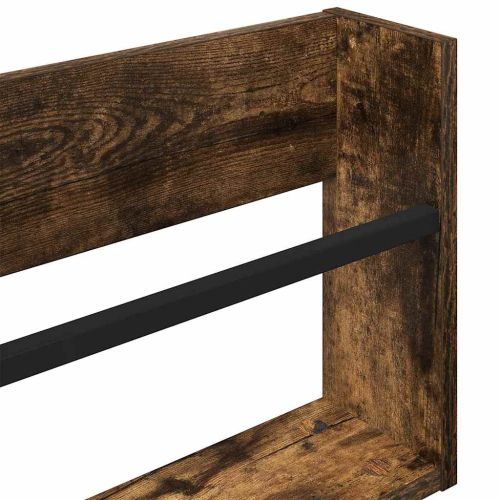 Етажерка за списания с рафт 2 бр. Димян дъб 60 x 12 x 30 см