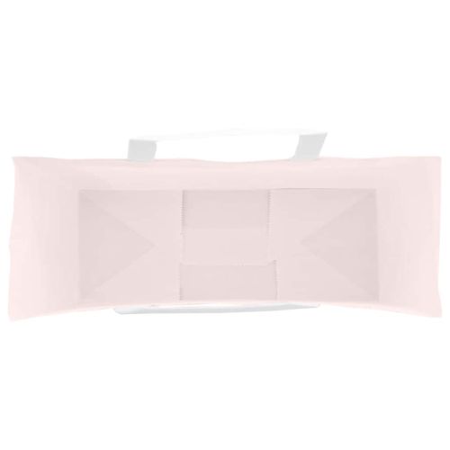 Хартиени торбички 50 бр с дръжки розови 45x17x48 см