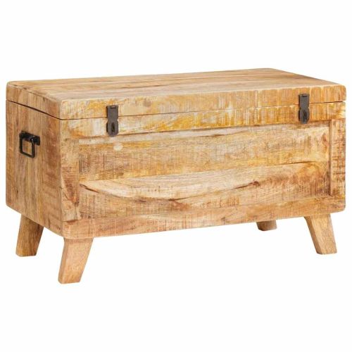 Кутия за съхранение 70 x 35 x 40 см мангово дърво масив
