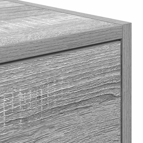 ТВ шкафове 2 бр Сив сонома 60x31x25,5 см инженерно дърво