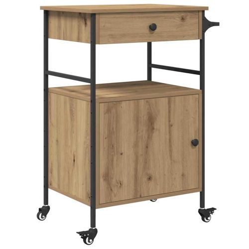 Кухненска количка Дъб 56 x 43 x 89,5 см Инженерна дървесина