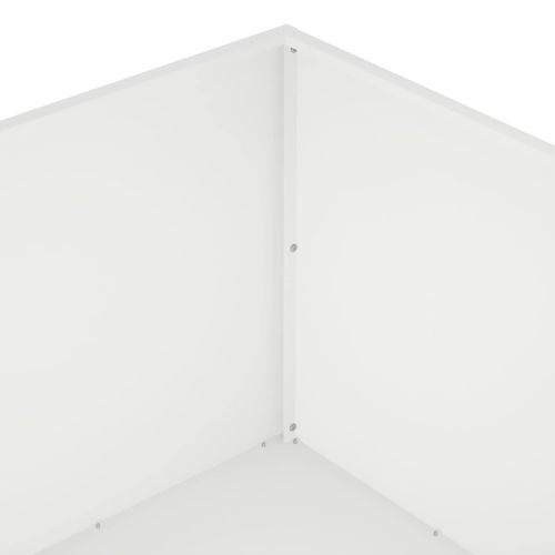 Градинска саксия 2 бр. Бяло 100 x 100 x 40 cm