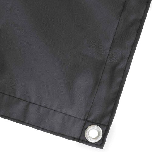 Прозорец за балкон 200 x 600 cm Тъкан с PU покритие Черно