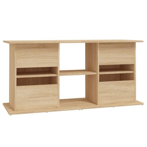 Стойка за аквариум, дъб сонома, 121x41x58 см, инженерно дърво