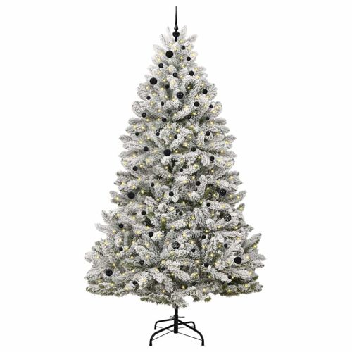 С изкуствено коледно дърво 270 cm 300 LED светодиода Топло бяло