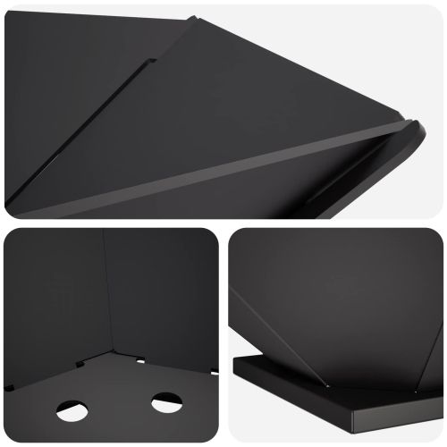 Огнище Черно 70,5 x 70,5 x 21,5 см Стомана