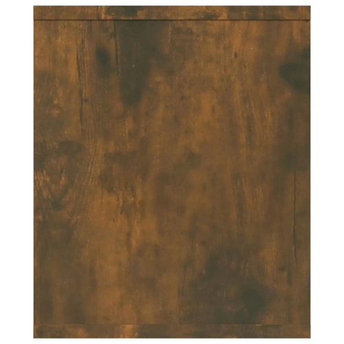 Шкаф за книги/ТВ шкаф опушен дъб 143x30x36 см инженерно дърво