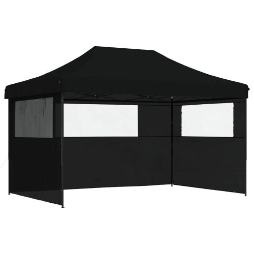 Парти шатър 292 x 440 x 315 см Черно Оксфордска тъкан