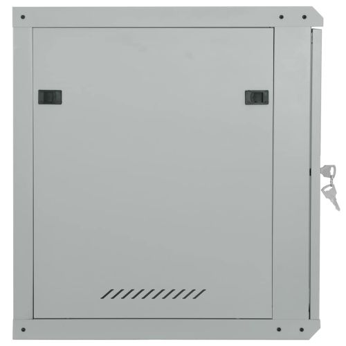 Мрежов кабинет със съхранение Сив 60 x 60 x 65 см Стомана