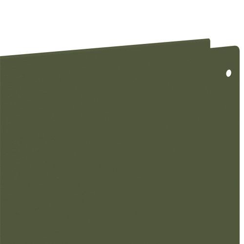 Ограда за трева 10 бр. 100 x 22 см Стомана Маслиненозелено