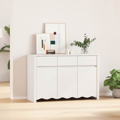 Служебен шкаф с чекмедже Drammen Бяло 114 x 43 x 75,5 см