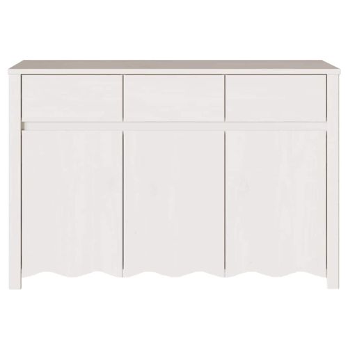 Служебен шкаф с чекмедже Drammen Бяло 114 x 43 x 75,5 см