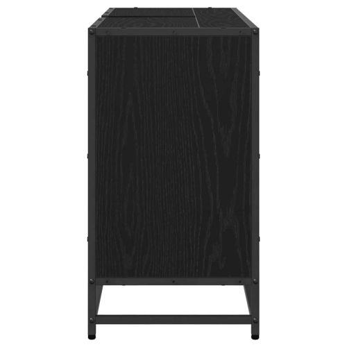 Шкаф за баня Черния дъб 90 x 33 x 60 см Инженерна дървесина