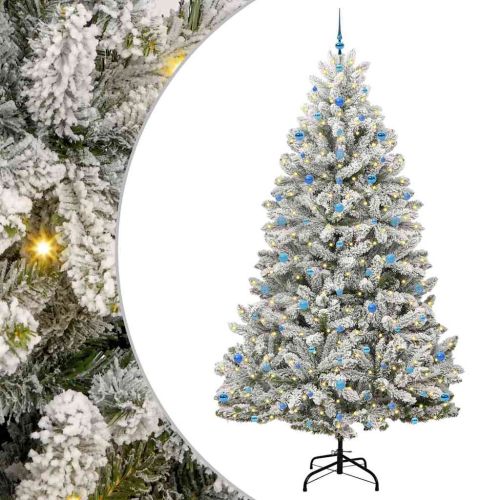 С изкуствено коледно дърво 270 cm 300 LED светодиода Топло бяло