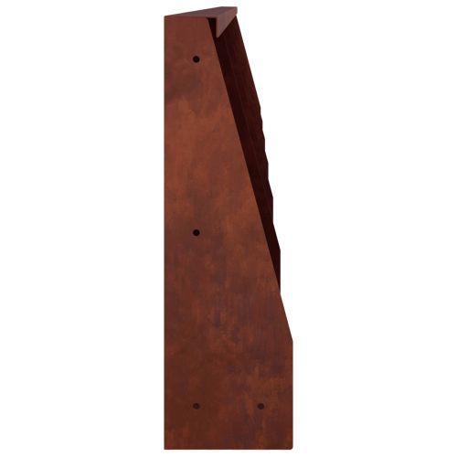 Задържащи стени 6 бр. 40 x 12 x 50 см Кортенова стомана
