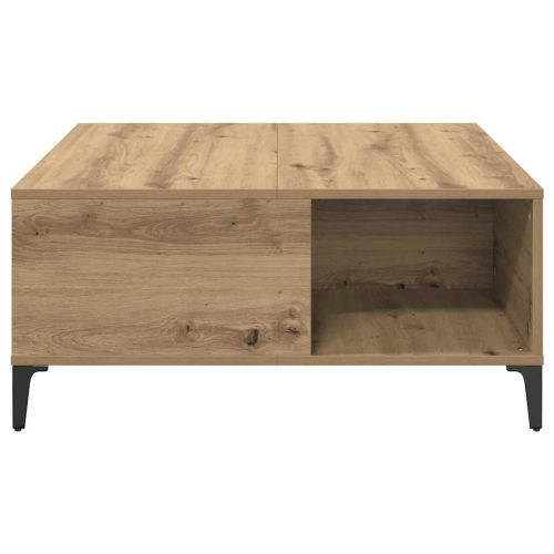 Масичка за кафе Дъб 80 x 80 x 36,5 см Инженерна дървесина
