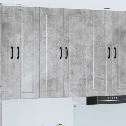 Стенен шкаф PORTO Циментено сиво 60 x 31 x 100 см