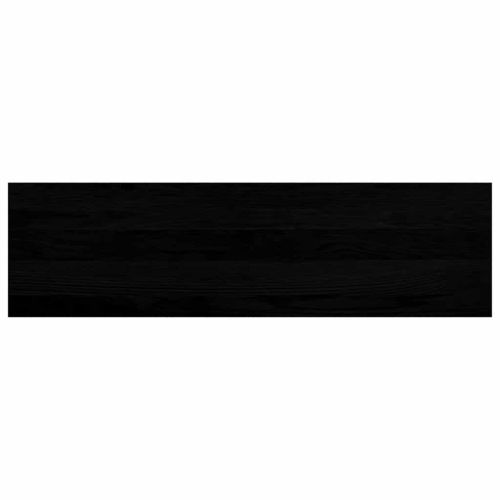 Прозоречни первази, 2 бр, кафяво-черни, 90x30x2 см, дъб масив